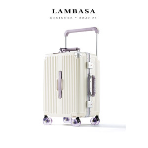 
2025 New Wide Trolley Suitcase 20 Inch Girls High-Looking Aluminum Frame Suitcase Boarding Password Box Men 24