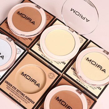 ແປ້ງທາໃຕ້ຕາ MOIRA ທາໃຕ້ຕາ, ລະອຽດອ່ອນ, ອ່ອນໂຍນ, ໂຟກັສ, ແຈ້ງ, ທາ, ແປ້ງບໍ່ຕິດ