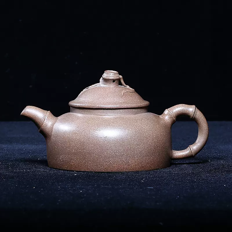 台湾回流施小马紫砂壶宜兴一厂底槽清泥茶壶350cc六方坦然紫砂