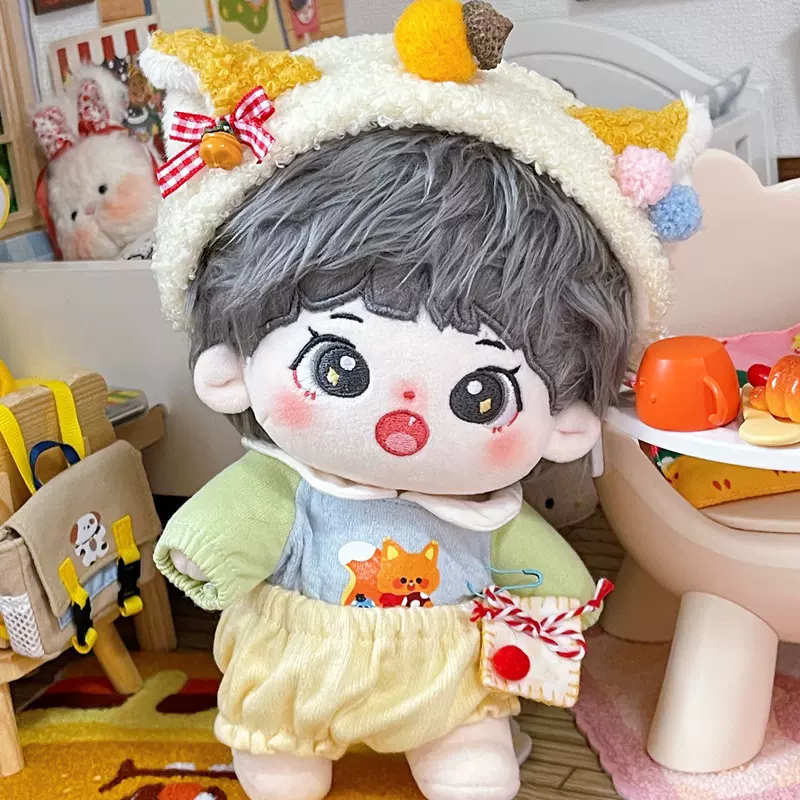 现货20cm时代少年团刘耀文有骨棉花娃娃刘吻文裸娃明星周边公仔-Taobao