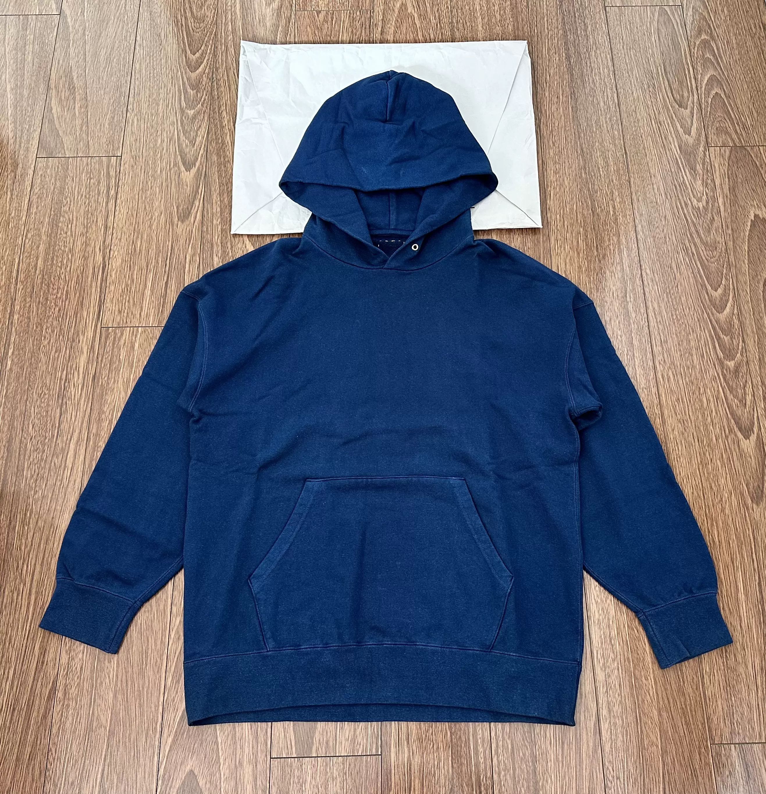 VISVIM JUMBO HOODIE P.O. (N.D.）18AW INDIGO 蓝染帽衫厚料-Taobao