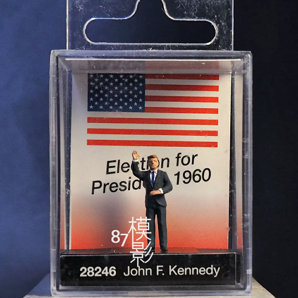 Preiser 28246 John F. Kennedy Figur | Miniatur Für Diorama & Modellbau | Historische Persönlichkeit