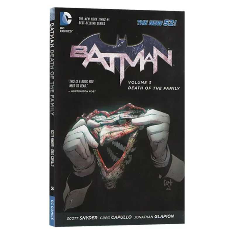 蝙蝠侠3 灭族之灾英文原版batman Vol 3 Death Of The Family 新52蝙蝠侠系列漫画布鲁斯韦恩英文版进口原版英语书籍新蝙蝠侠