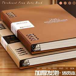 B5 Loose-Leaf Notebook, Non-Slip and Detachable, Specifically for Middle School Students, A5 for High School and College Students, Thick Spiral Notebook Refill, Grid and Lined Pages, English Notebook, Student Homework Notebook, Notepad Stationery