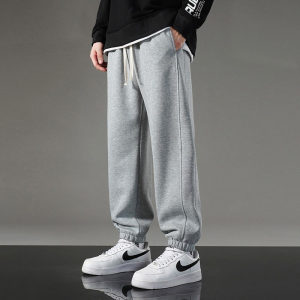 
Spring, autumn and summer new casual pants for men, loose, thin, loose sweatpants, sports teenagers, new long pants with leggings