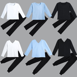 Children's Dance Clothing, Dance Practice Clothes, Chinese Dance Clothing, Body Training Clothes, Boys' Solid Color Without Text