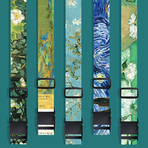 Luggage straps, trolley case packing ropes, cross-shaped fixed straps, checked travel oil painting ropes