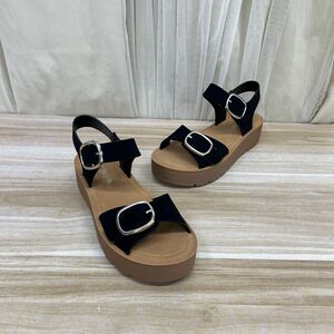 
Lady Shoes foreign trade original women's shoes new fashion round toe solid color versatile thick bottom belt buckle fashion sandals