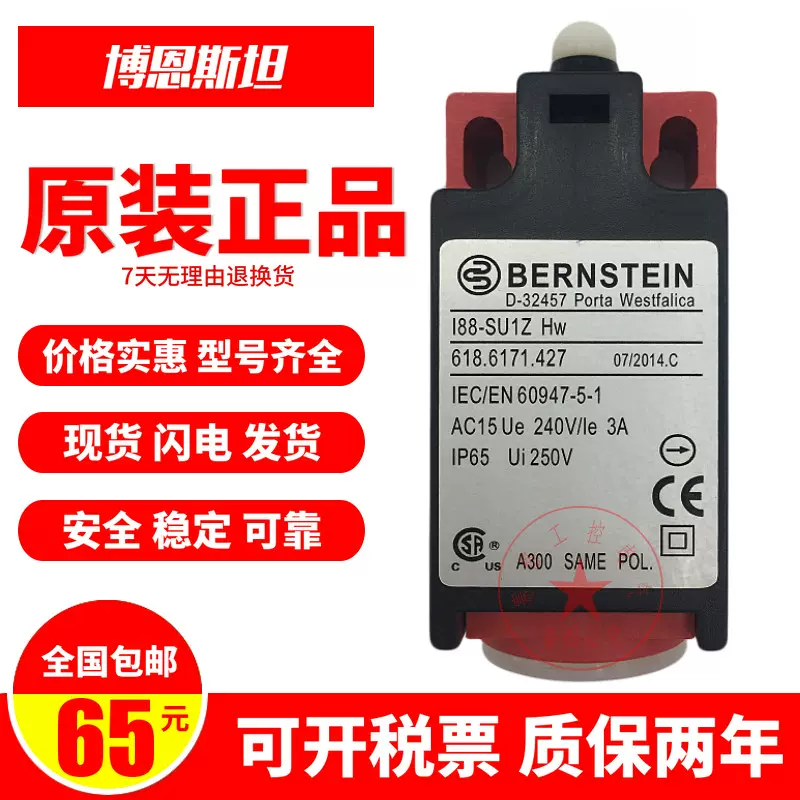 BERNSTEIN博恩斯坦行程开关I88-U1Z Riwk 608.6167.018-Taobao Singapore