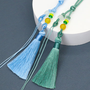 Ancient style handmade tassel cheongsam Hanfu accessories Chinese style