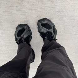 Paris New Style Staple Sneakers for Women 2026 Early Spring Casual Thick-Soled Height-Increasing Breathable Mesh Sports Couple Shoes for Men