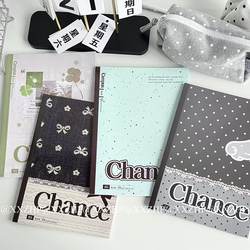 New B5 Glue-Bound Notebook, Lined, High-Value, Simple Notepad, ins Fresh Draft Diary for Students