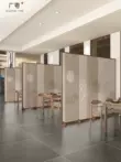 Phong cách Trung Quốc mới vách ngăn phòng khách phòng ngủ lối vào hiên chặn nhà hàng phòng trà văn phòng bằng gỗ chắc chắn gấp di động vach ngan phong