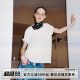 CLOUD WILD White Cloud Wild Border Lazy Casual Style Thin Line Top Half Sleeve Loose Pocket T-shirt Women
