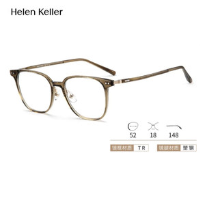 
Helen Keller's new glasses frame for men and women, lightweight and simple myopia glasses can be equipped with custom anti-blue light lenses H82616