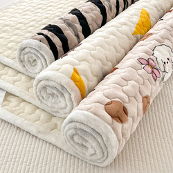 Milk Velvet Mattress Pad for Home Use, Fleece Bed Pad, Winter Bubble Velvet Mattress, Dormitory Student Single Mattress
