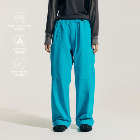 
NORYBRAND Urban Outdoor Curved Structure Mountaineering Clothes Pants Simple Sports Commuter Casual Pants