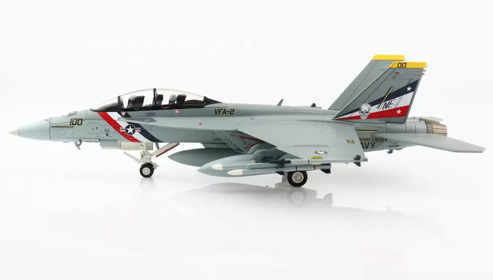 HM收藏家HA5122 F/A-18F大黄蜂战斗机VFA-2赏金猎人林肯航姆成品-Taobao