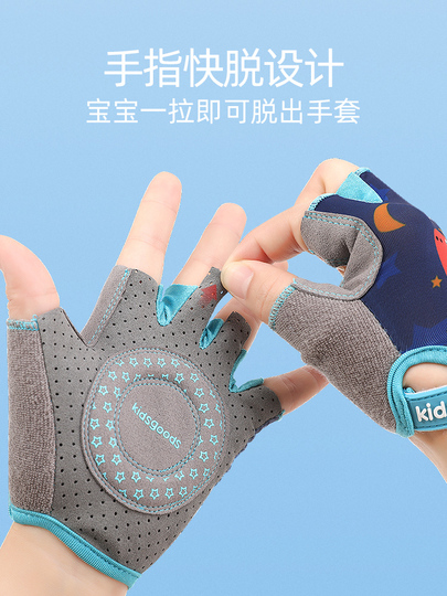 Guanti Motocross 100 Guanti Da Ciclismo Senza Dita In Pelle Kango Fitness - Mezzo Dito Per Sport E Sollevamento Pesi Guanti Da Allenamento Uomo - Foto 9