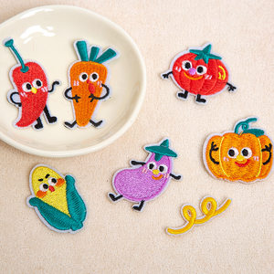 
Cartoon self-adhesive embroidery cloth patch sewing down clothing decoration patch clothes pants ripped patch sewing pattern patch