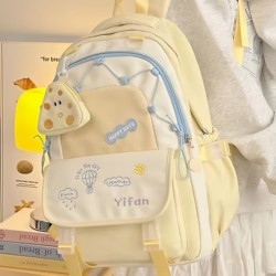 Schoolbags for Girls, Junior High School Students, Elementary School Students, Grades Three to Six, Large Capacity, Cute, Lightweight, High-Looking Backpacks