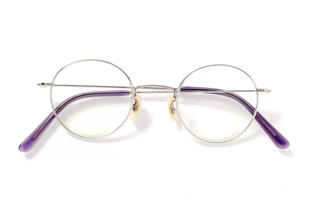 白山眼鏡　spm 復古純鈦眼鏡框白山眼鏡店SPM 大號日式設計鈦金屬掛耳眼鏡