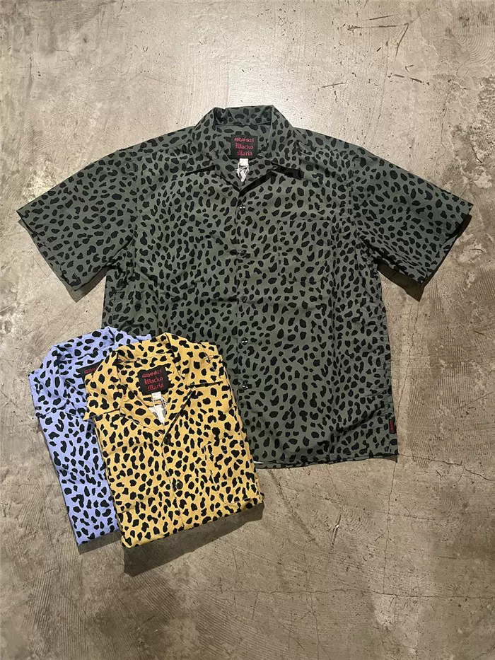 订WACKO MARIA GRAMICCI / LEOPARD OPEN COLLAR SHIRT 豹纹衬衫-Taobao