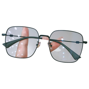 
Myopia glasses large frame square frame anti-blue light radiation computer display face small eye frame can be equipped with the same style as the Internet celebrity