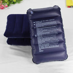 Outdoor Inflatable Pillow, Travel Pillow, Portable Camping Home Cushion, Lumbar Pillow, Office Nap Flocking Inflatable Sleeping Pillow