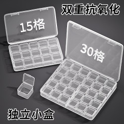 Anti-Oxidation Jewelry Storage Box for Earrings, Ear Studs, Rings, and Accessories, Anti-Oxidation Transparent Plastic Mini Box