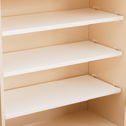 Wardrobe Partition Shelves, Cabinet Partition Racks, Adjustable Shelves, Extendable Storage Racks, Carbon Steel Storage Solution