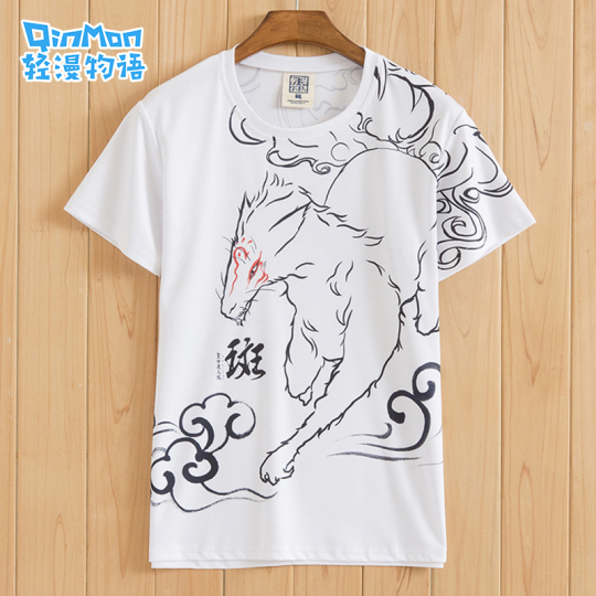 夏目友人帳 Tシャツ - 猫先生 グラフィックTシャツ