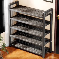 Steel Shoe Rack Multi-Layer Household Large-Capacity Multifunctional Storage Rack Entryway Floor-Standing Simple Shoe Cabinet Storage Rack