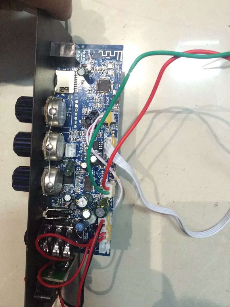 特美声 浪庭9v电瓶音箱可接话筒接收功放板广场舞音响拉杆箱主板