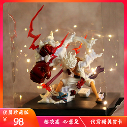 One Piece Five Gear Sun God Nika Fighting Luffy Ručně Vyrobený Modelový Ornament Pro Přítele A Spolužáky Vánoční Dárek
