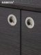 304 stainless steel embedded handle round embedded hidden secret black cabinet drawer small cabinet handle