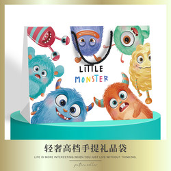 Cute Cartoon Gift Bags, Large Thick Paper Bags, Funny Birthday Party Gift Tote Bags, Event Packaging Wholesale