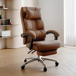 Computer Chair with Massage Function for Home Office, Study Desk Chair, Comfortable for Long Sitting, Executive Chair, Leisure Reclining Chair with Backrest