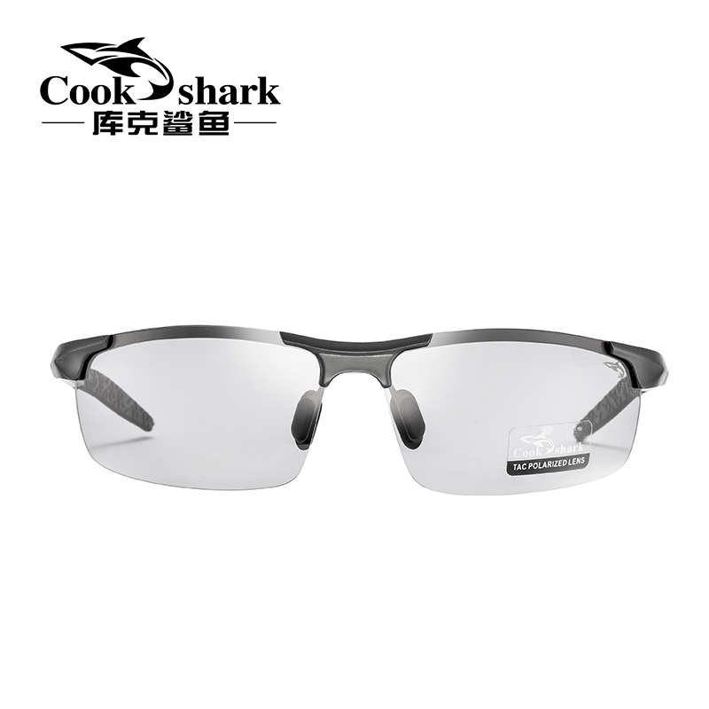 Cookshark 偏光 変色サングラス メンズ - デイ＆ナイト ドライブ用