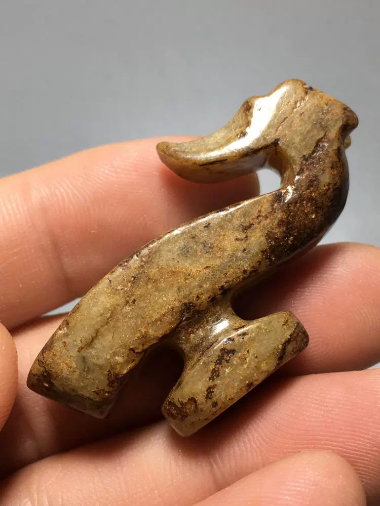 战国玉带钩战汉玉器汉代玉带钩高古玉古玉器白玉老