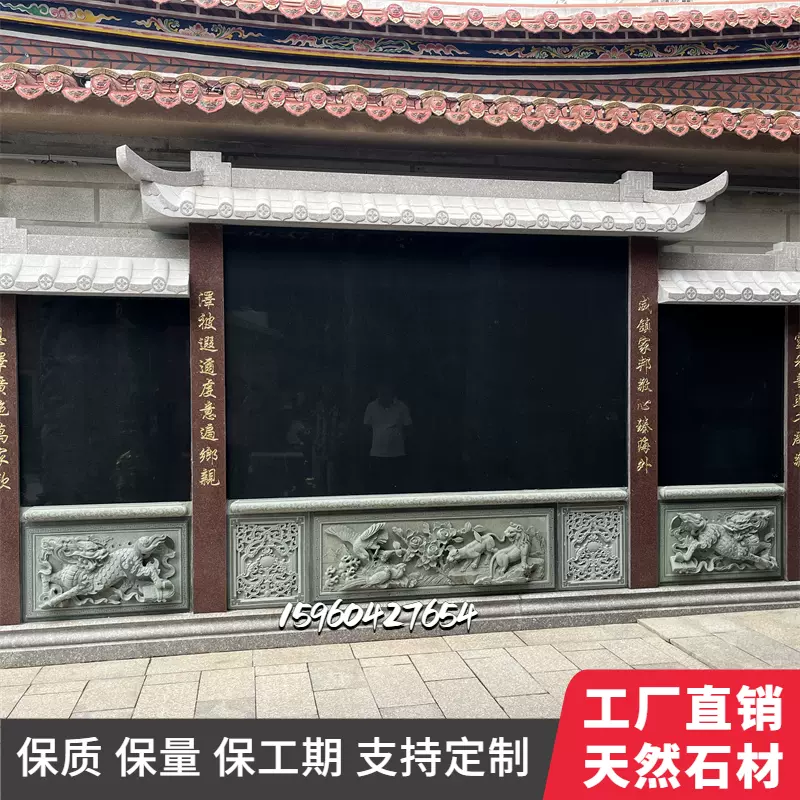 文玩堂：【优惠一天】大沽石45mm（巨石强森）超级大 做旧石雕石狮子看门大理石石狮子寺庙景区门口摆放石雕石狮MXFSD