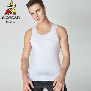 
Scarecrow men's modal markless vest hurdle sweat shirt fitness sweat absorbing base vest summer men