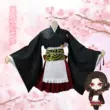 cosplay nezuko completo Kẻ giết quỷ: Kimetsu no Yaiba bộ đồ cos Kanroji Mitsuri bướm Ninja hoa hạt dẻ Luo Xiang trang phục hầu gái kimono Bộ đồ Mi Douzi cosplay nezuko completo Cosplay Demon Slayer