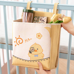 Bedside Storage Hanging Bag, Large Capacity Dormitory Hanging Storage Bag, Fabric Snack, Book, Underwear, Socks Storage Bag