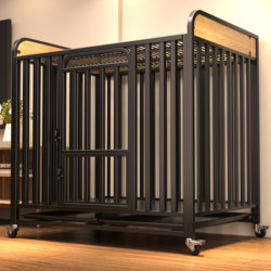 Dog Cage for Medium and Large Dogs, Household Indoor Take-Out Toilet, Border Collie Special Pet Extra Large Free Space Kennel