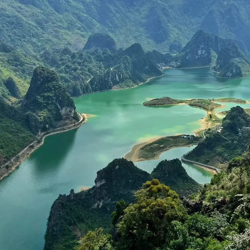 崇左旅游5日游 广西南宁跟团德天瀑布三门海通灵大峡谷 明仕田园