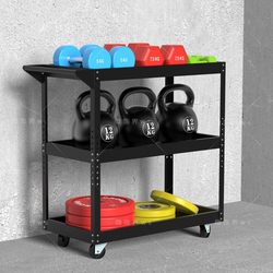 Dumbbell Rack Gym Home Use Professional Small Storage Tripod Fitness Accessory Equipment Storage Rack Tripod Stand