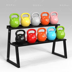 Commercial Gym Painted Competitive Kettlebell Studio Hip Training Squat Personal Training Gadget Fitness Equipment Kettlebell Rack