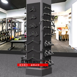 Large Bird-Shaped Accessory Storage Rack, Large Strength Equipment Accessories, Gym Equipment High Pull-Down Handle Storage Wall