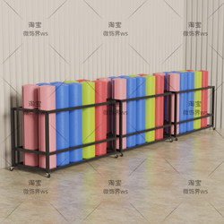 Yoga Mat Storage Rack Basket Bucket Tube Basket Fitness Carpet Rack Pilates Storage Organizer Home Use